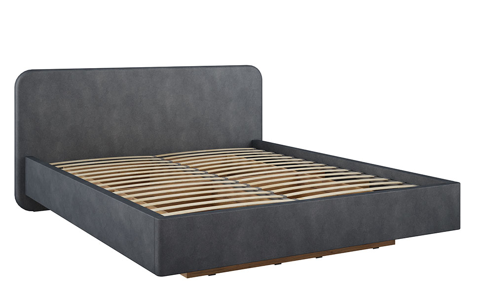 Двуспальные кровати - изображение №4 "Кровать мягкая Альфа"  на www.Angstrem-mebel.ru