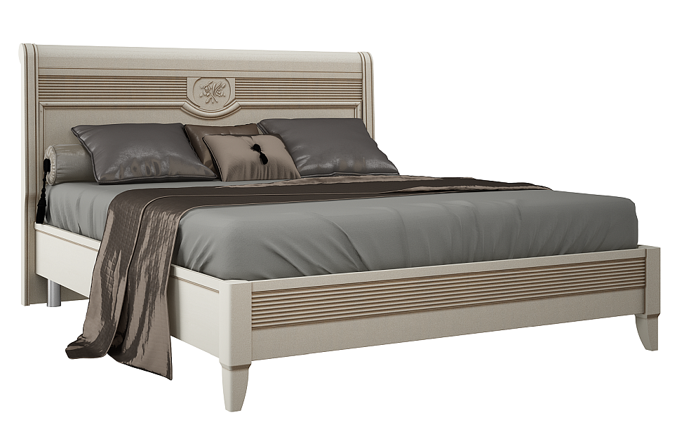 Двуспальные кровати - изображение №2 "Кровать Изотта"  на www.Angstrem-mebel.ru