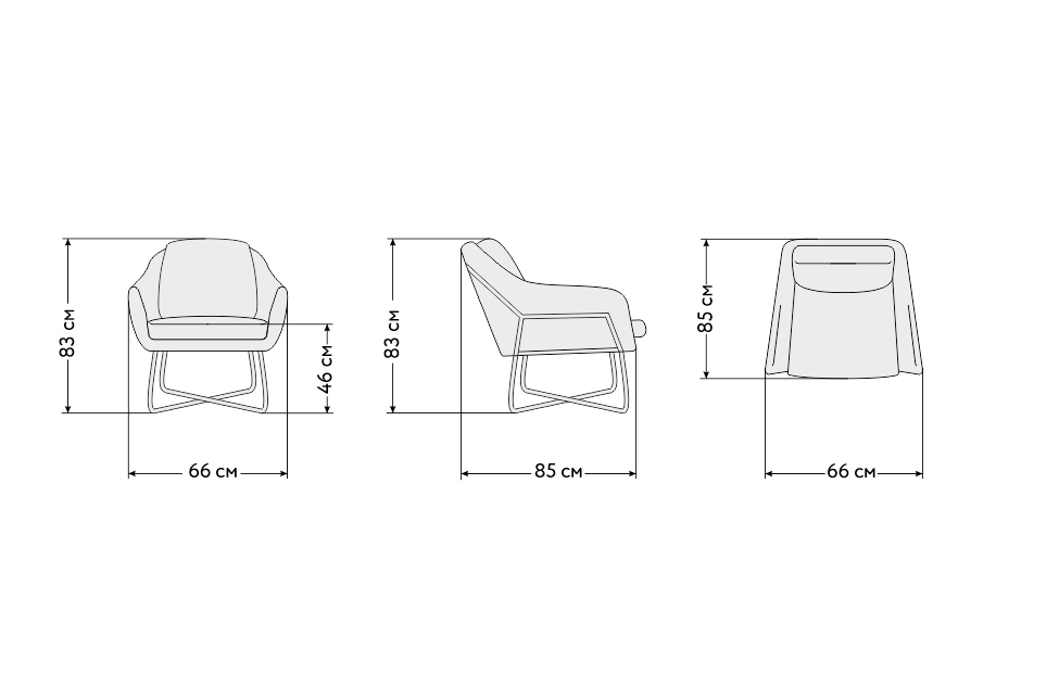 Мягкие кресла - изображение №5 "Кресло Comfort, Д2"  на www.Angstrem-mebel.ru