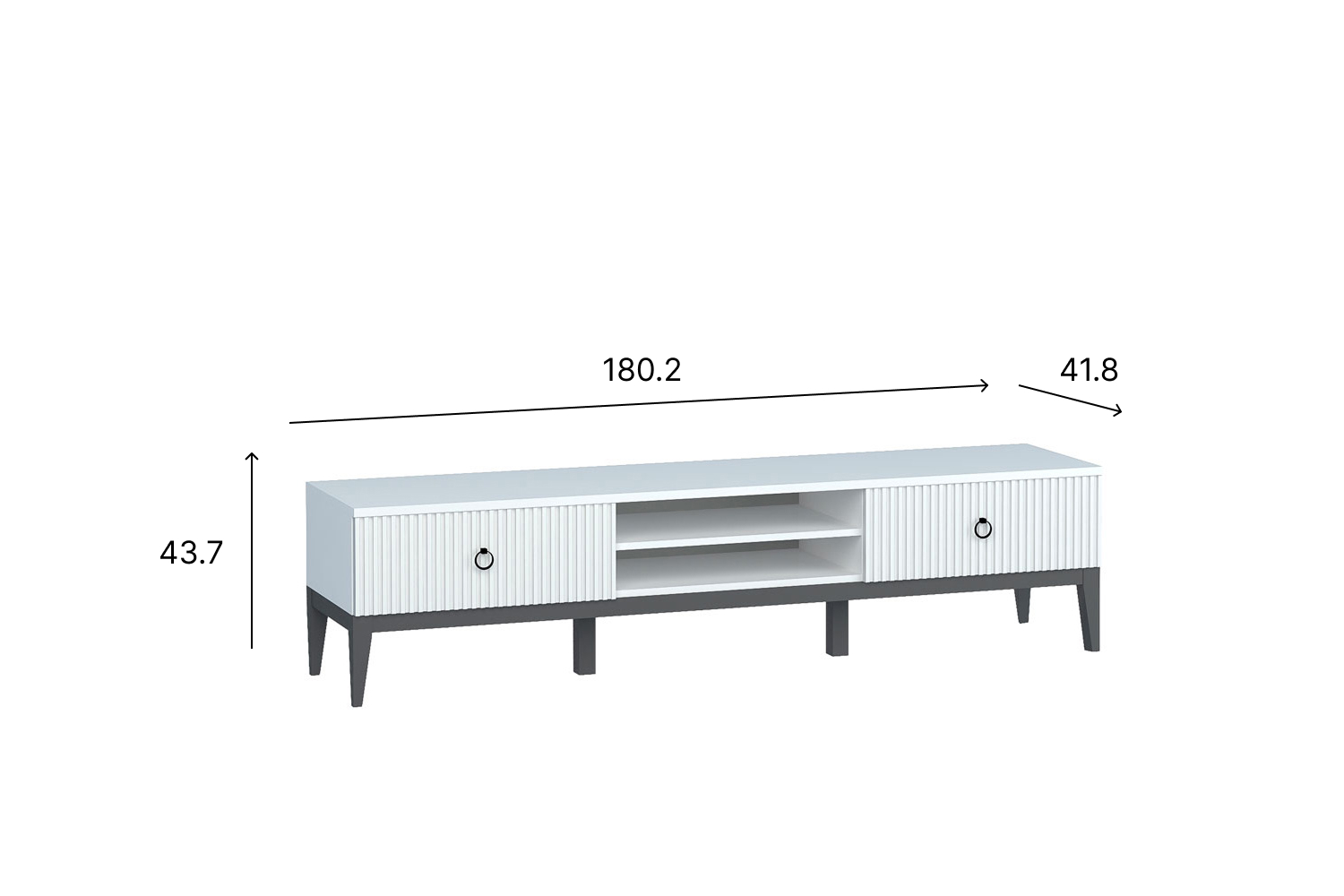 Тумбы под телевизор - изображение №3 "Тумба Хилтон под телевизор"  на www.Angstrem-mebel.ru