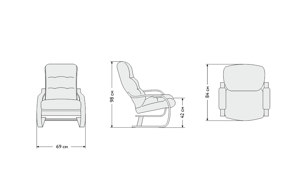 Мягкие кресла - изображение №5 "Кресло Гарда"  на www.Angstrem-mebel.ru